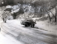 Auto accident: Nevada switchback (Zion-Mt. Carmel Highway), snow and ice, car driven by Jerrold Bringhurst collided with NPS truck.