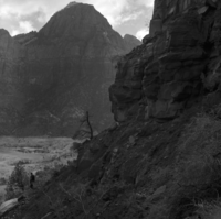 880-ton boulder on top of car.