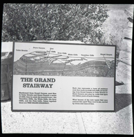 BW Photos of trailside exhibits.