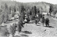 BW Photos of the Bryce Canyon Civilian Conservation Corps (CCC) camp.