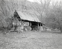 E.C. and H.F. Winder properties east of Virgin River, south of park boundary with outbuildings.