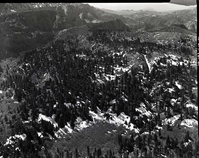 Private lands - Langston Mountain and Lee Valley, aerial view for land appraisal purposes.