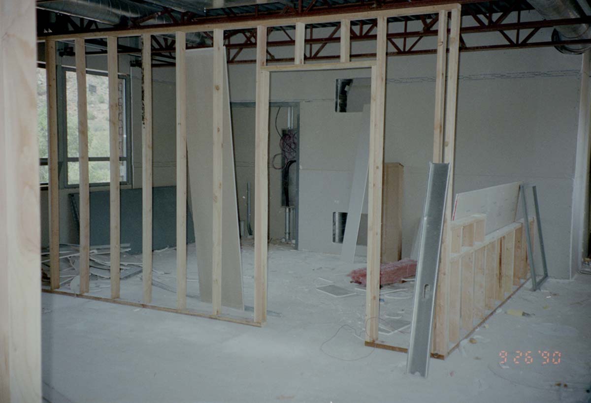 Construction of headquarters addition.