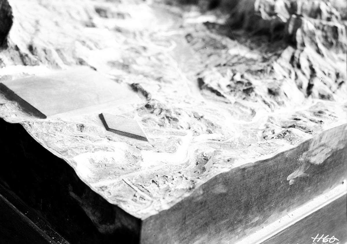 Zion relief map, 1935.