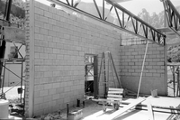 Construction of headquarters addition.