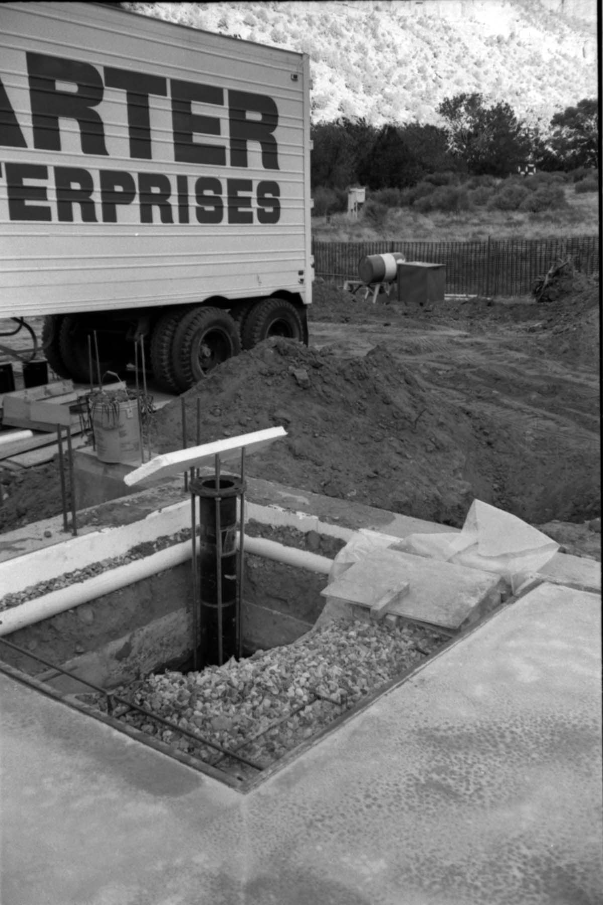 Construction of headquarters addition.