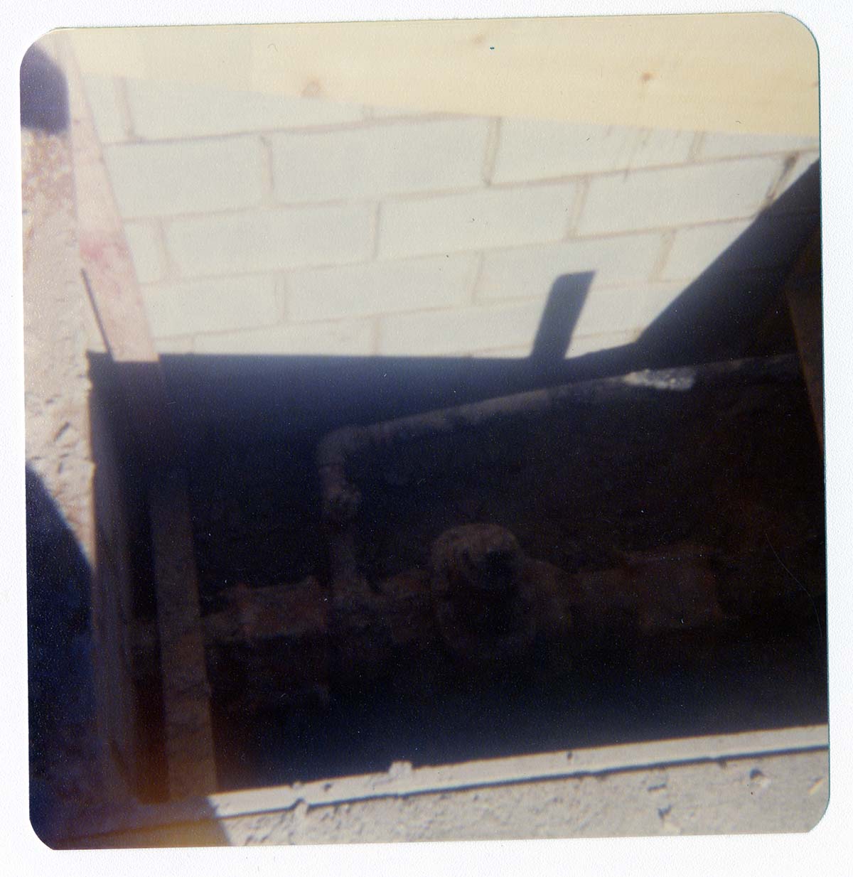 The construction of the Springdale water pipeline.