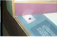 Color Photos of the old visitor center exhibits.