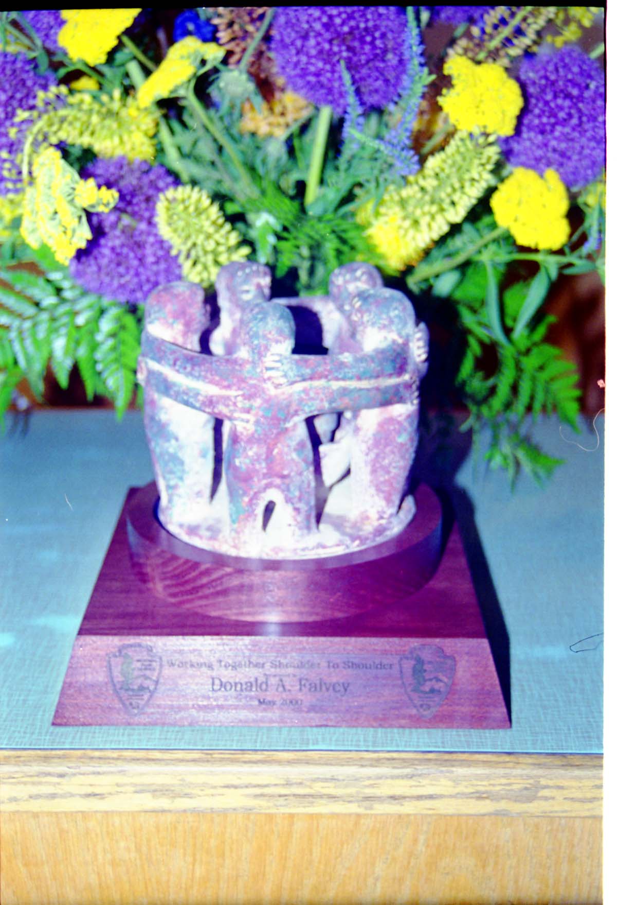 Color Photos of the opening celebration for the new visitor center - Same day as the official shuttle launch.