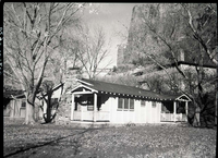 Exterior of a 4-room deluxe cottage at Zion Lodge.