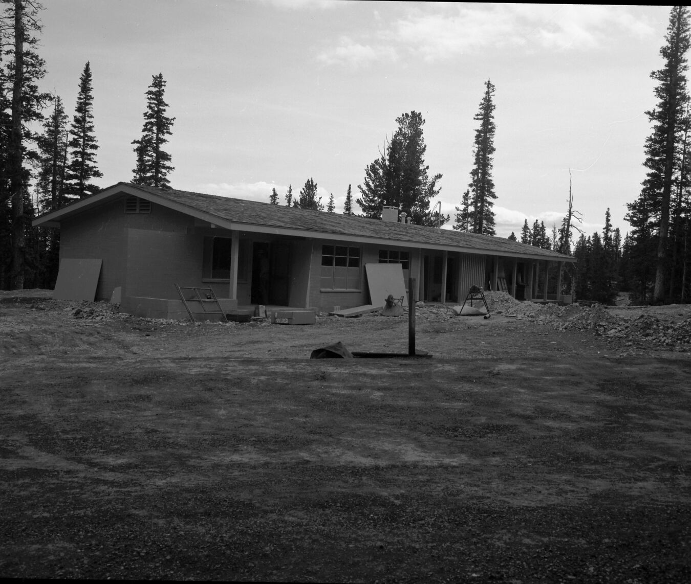 New employee residential multiplex nearing completion of construction.