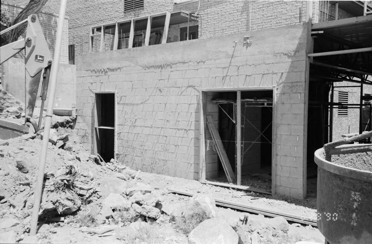 Construction of headquarters addition.