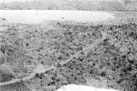 BW photo of the 1937 grazing study 35MM. Photo of road into Lee Spring.