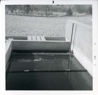 The sewer treatment plant.