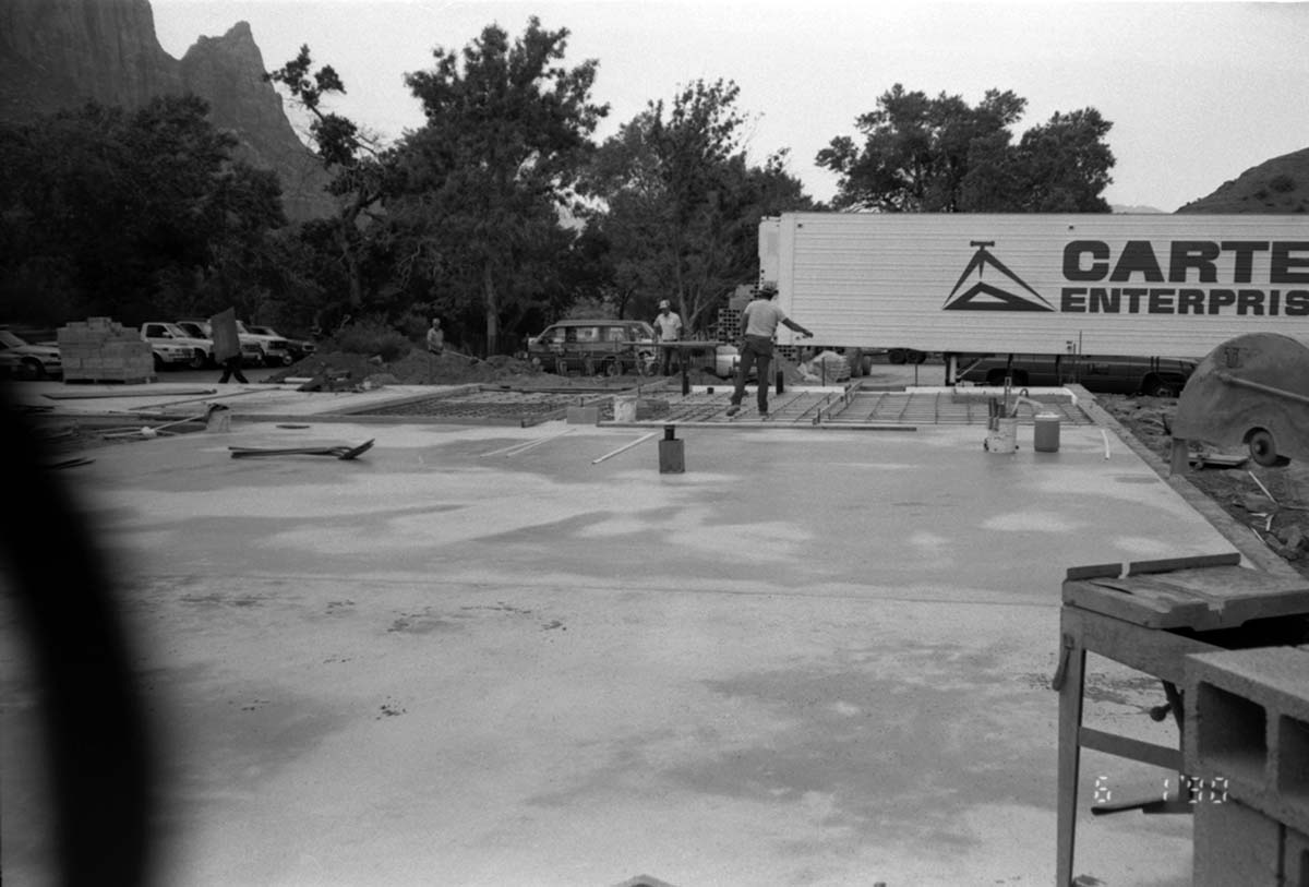 Construction of headquarters addition.