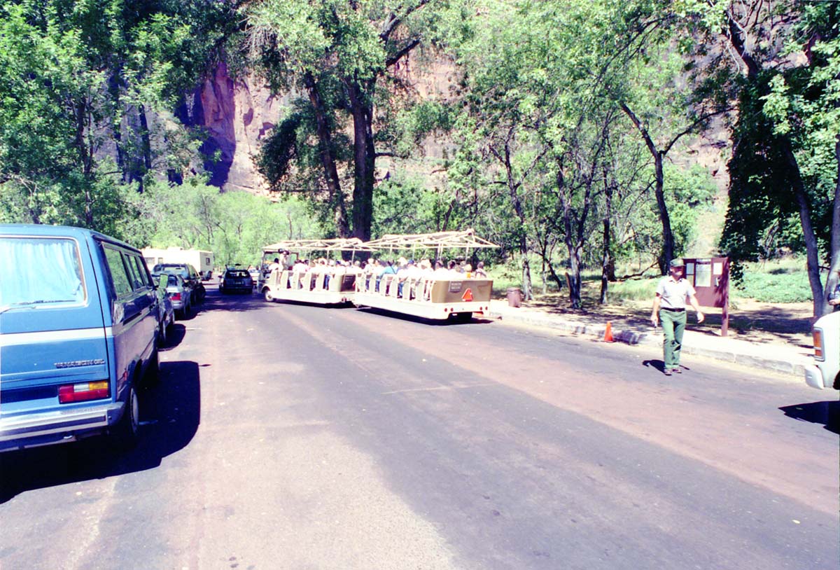 Color Photos of the parks 72nd anniversary celebrations- cake cutting, barbecue, speakers.