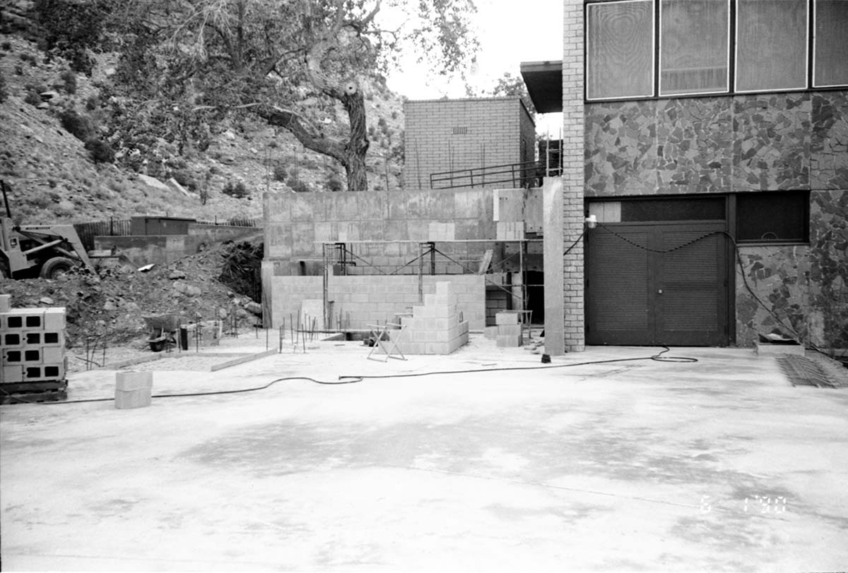 Construction of headquarters addition.