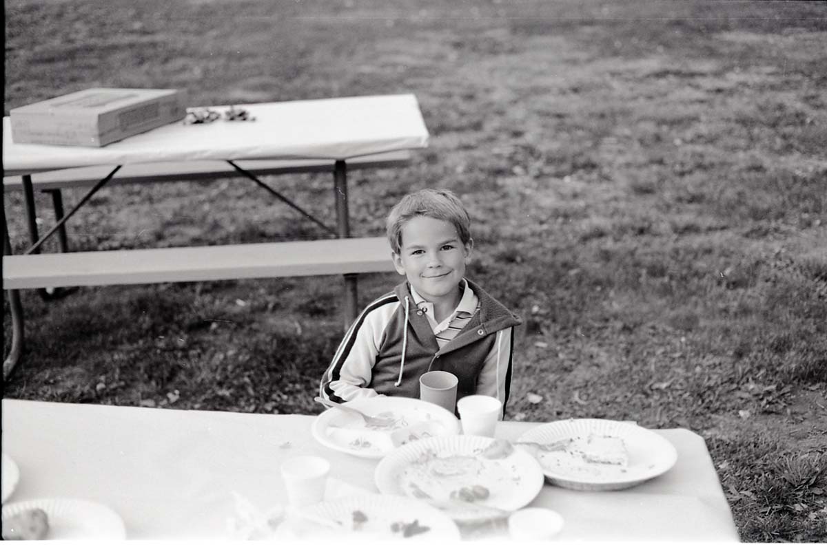 BW Photos of the Crocker/ Nicholson retirement barbeque.