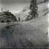 East side road repair and turn out construction.