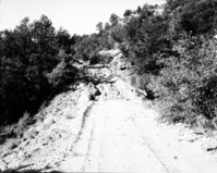 Flood damage, East Rim road.