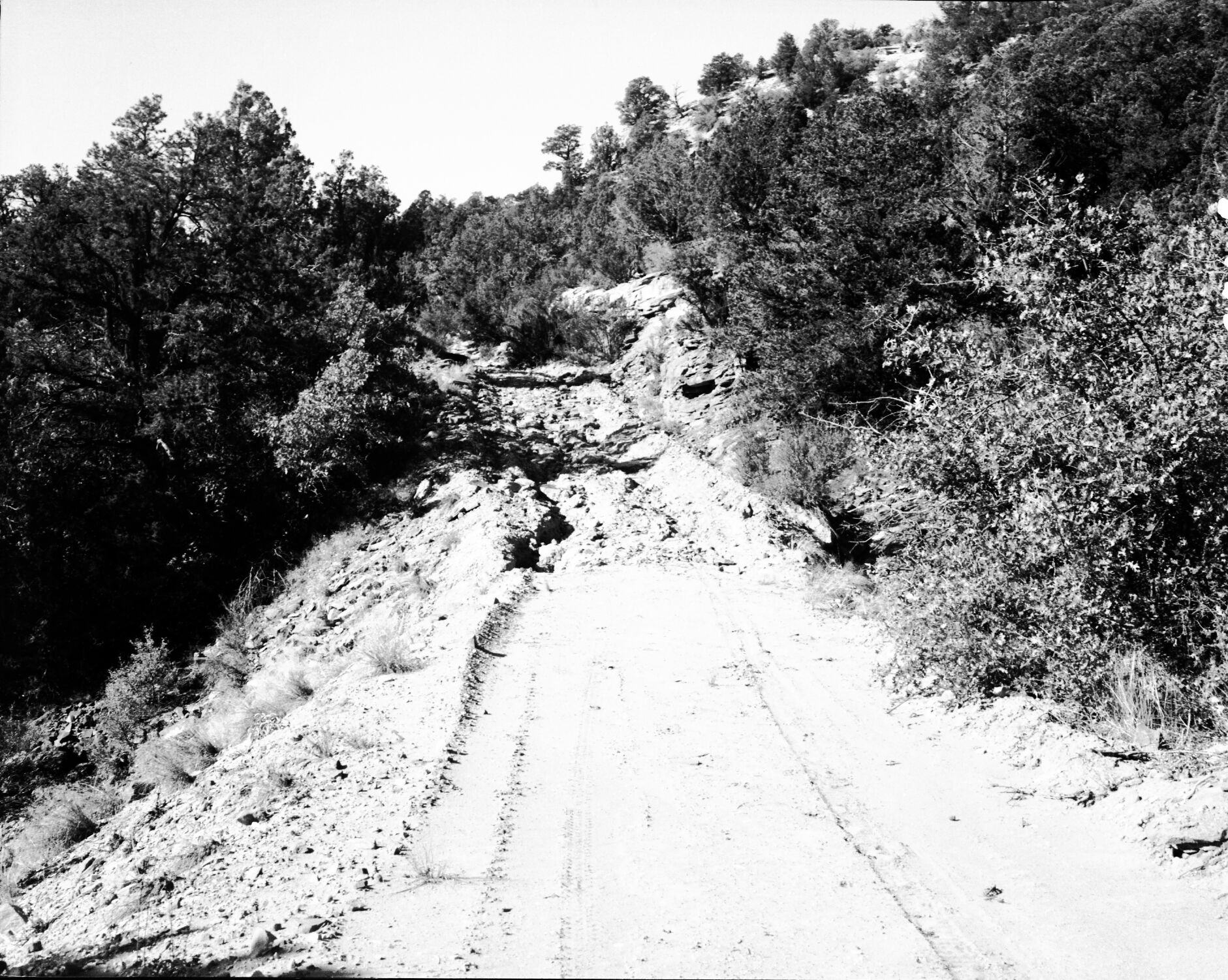 Flood damage, East Rim road.