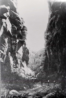 BW Photos of the Court of the Patriarchs - 35mm.