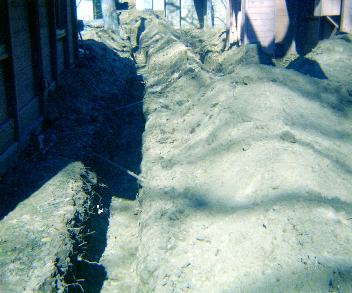 The utilities project at Zion Lodge.