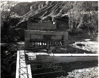 Oak Creek Bridge on new alignment of Park Highway.