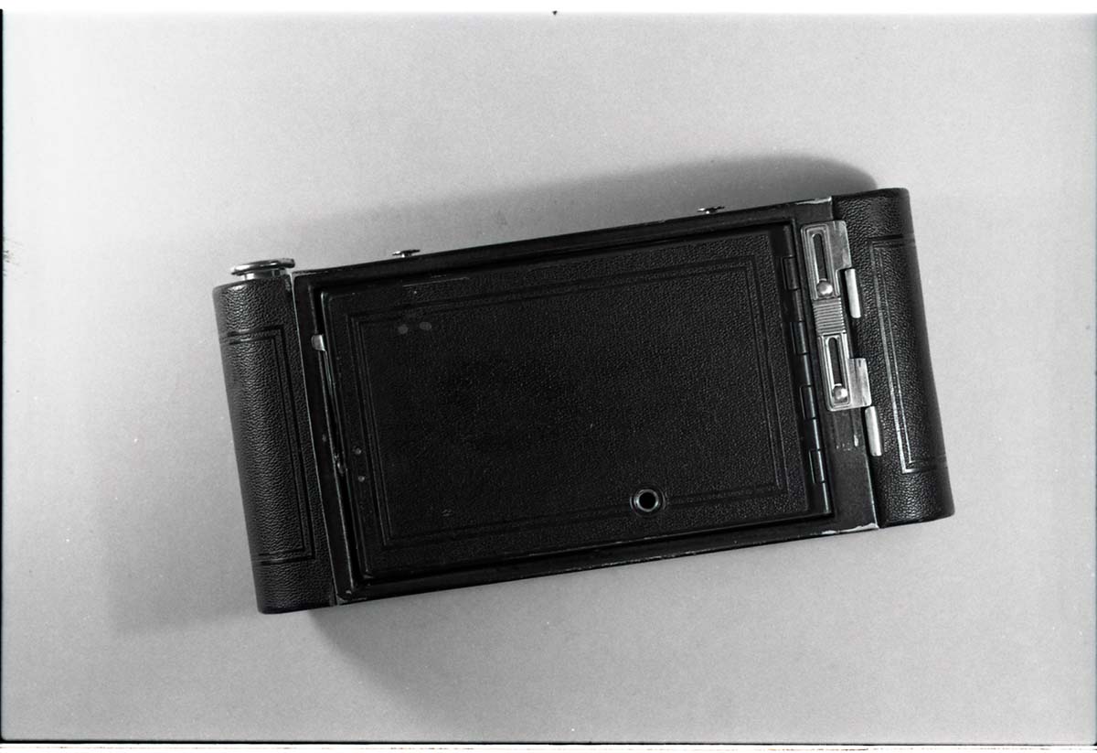 BW Photos of Herbert E Gregory's camera. [1940s Artifact: ZION12391 a & b]