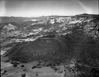 Firepit Knoll from the air.