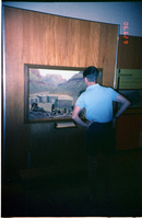 Color Photos of the old visitor center exhibits.