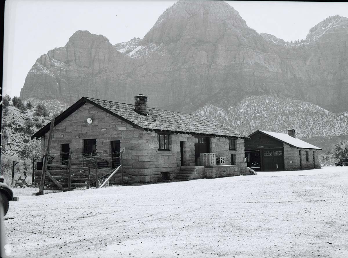 Zion National Park's utility area.