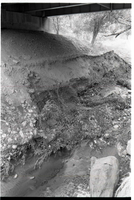 BW Photos of the damage from the Oak Creek flash flood of 1989.