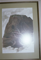 Color Photos of a temporary art exhibit.