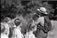 BW Photos of Junior Ranger Activities in Zion.