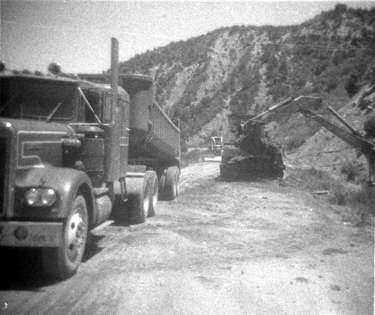 BW photos of rock slides in Kolob Canyons - 110mm.