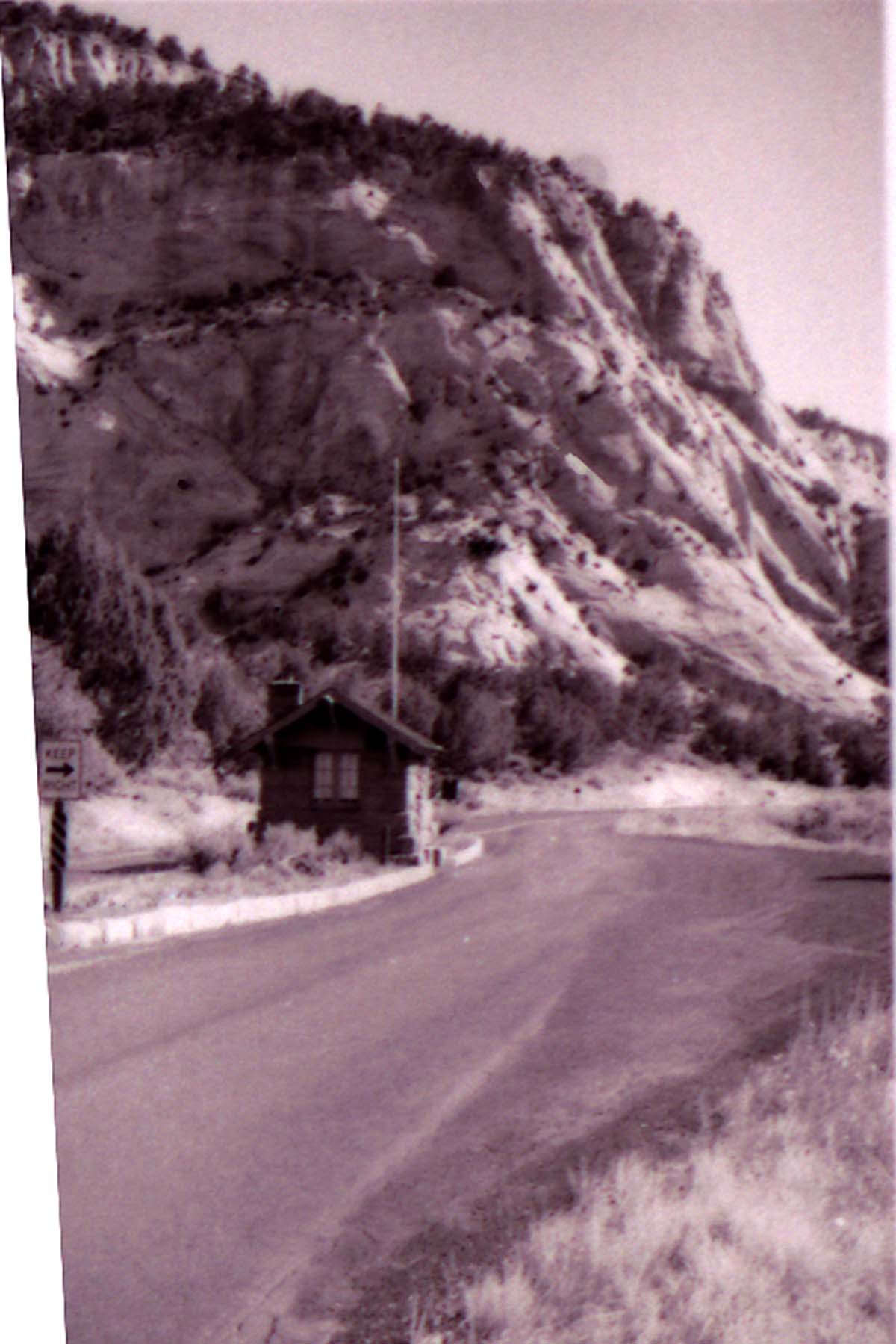 Zion entrance station, east side.