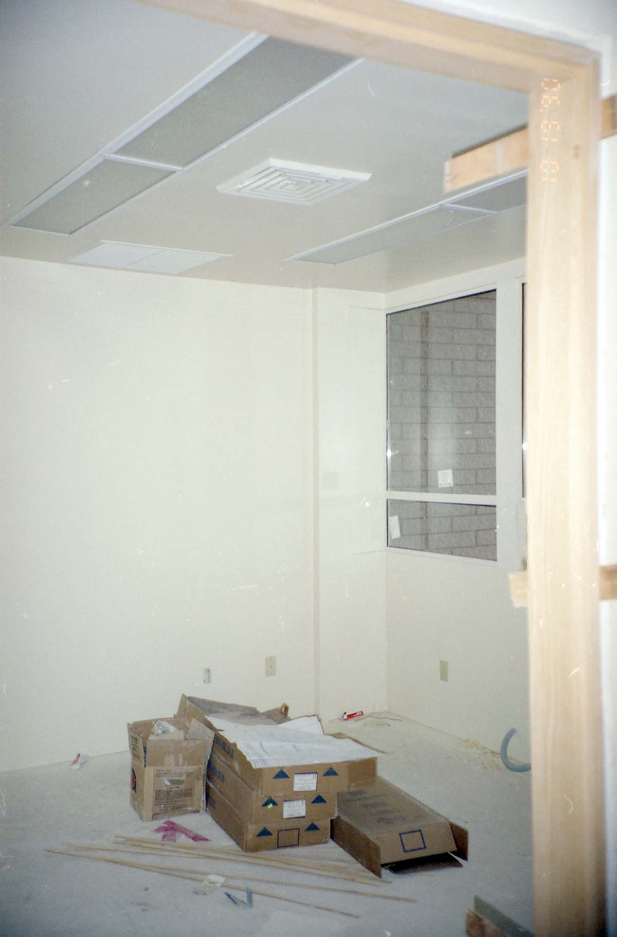 Park Headquarters Renovation: west corner office, upper level.