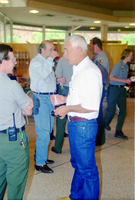 Color Photos of the opening celebration for the new visitor center - Same day as the official shuttle launch.