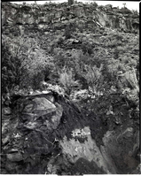 BW Photos of flood damage.