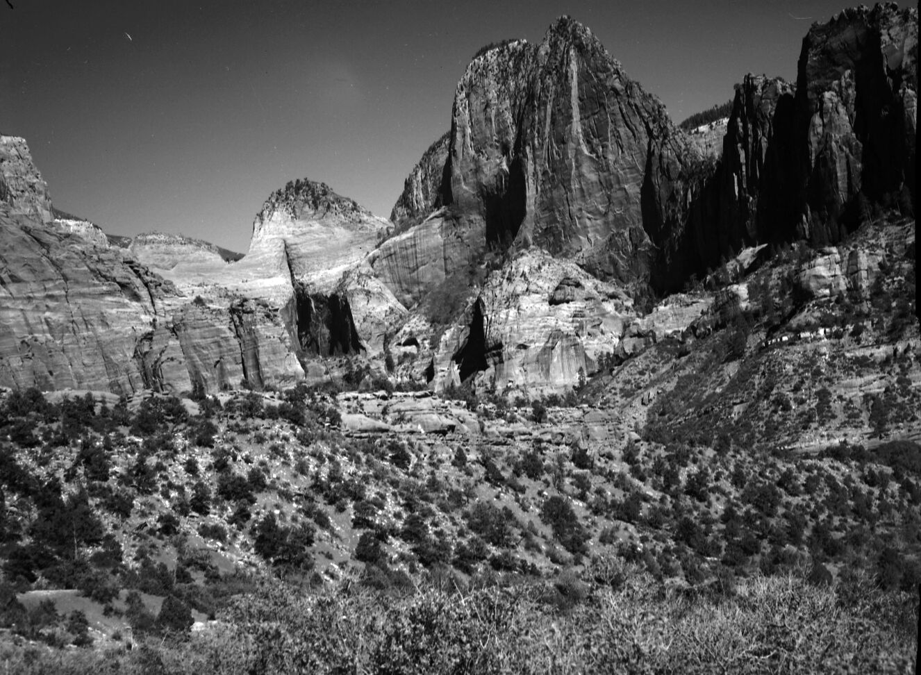Nagunt Mesa south of Lee's Pass from Timber Creek trail.