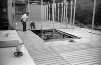 Construction of headquarters addition.