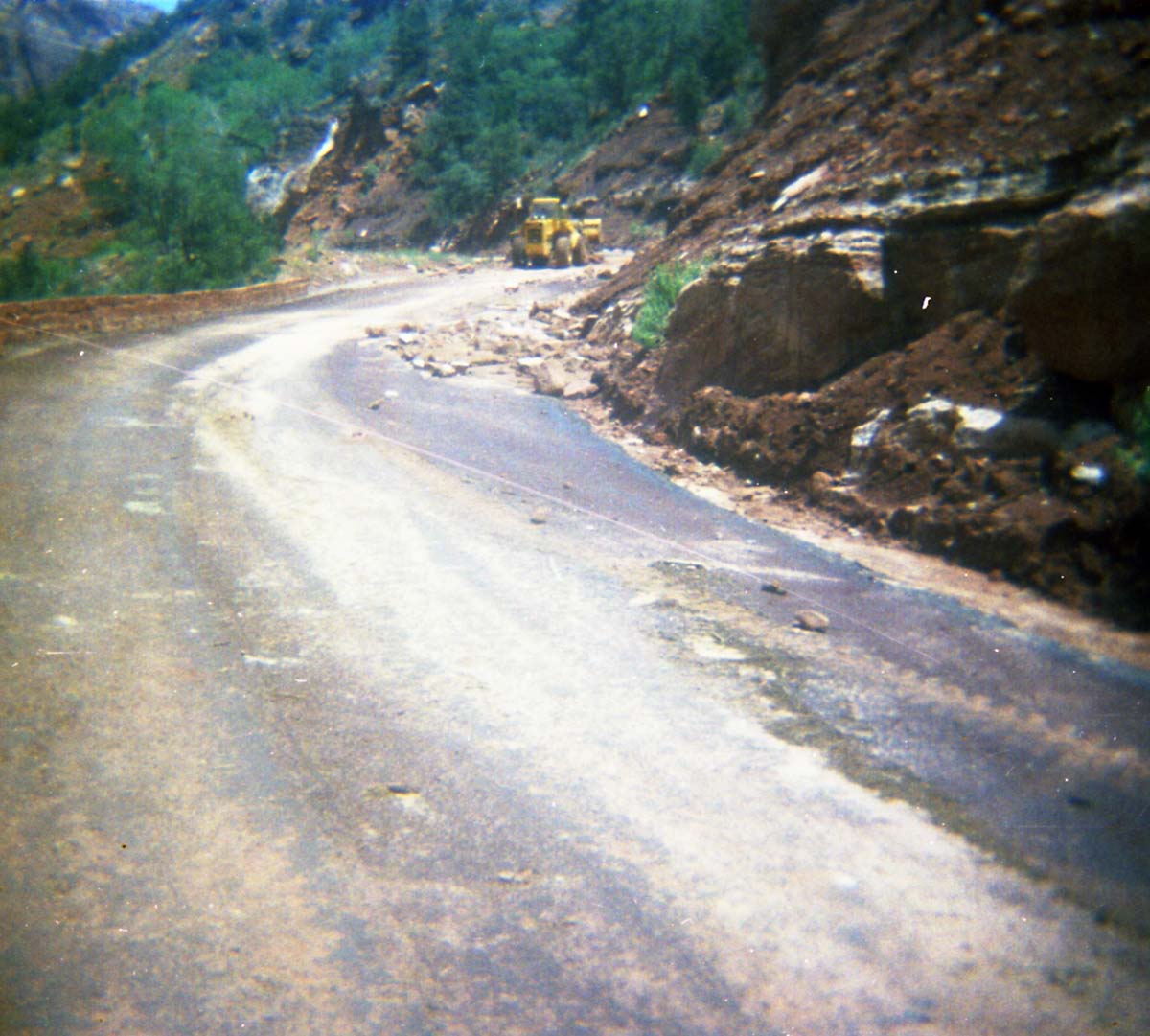 Color Photos of flood damage from the 1972 flood.