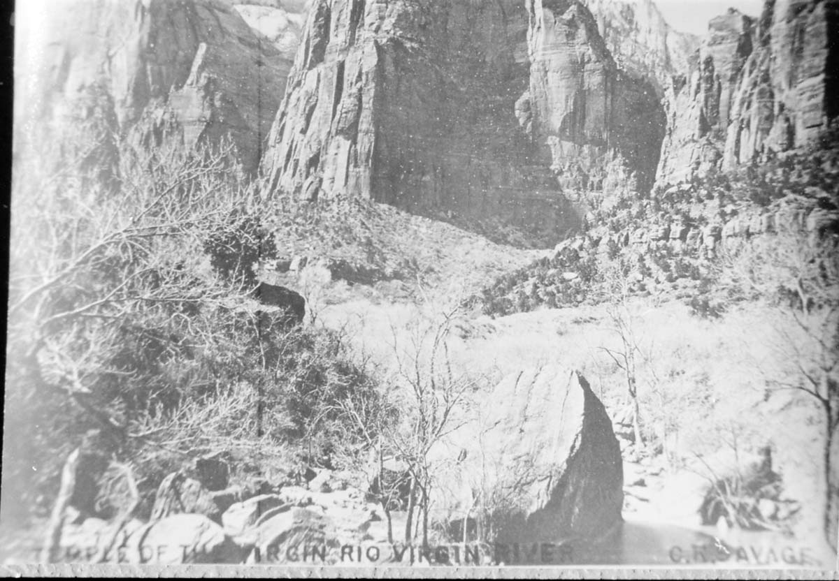 BW Photos of the Court of the Patriarchs - 35mm.