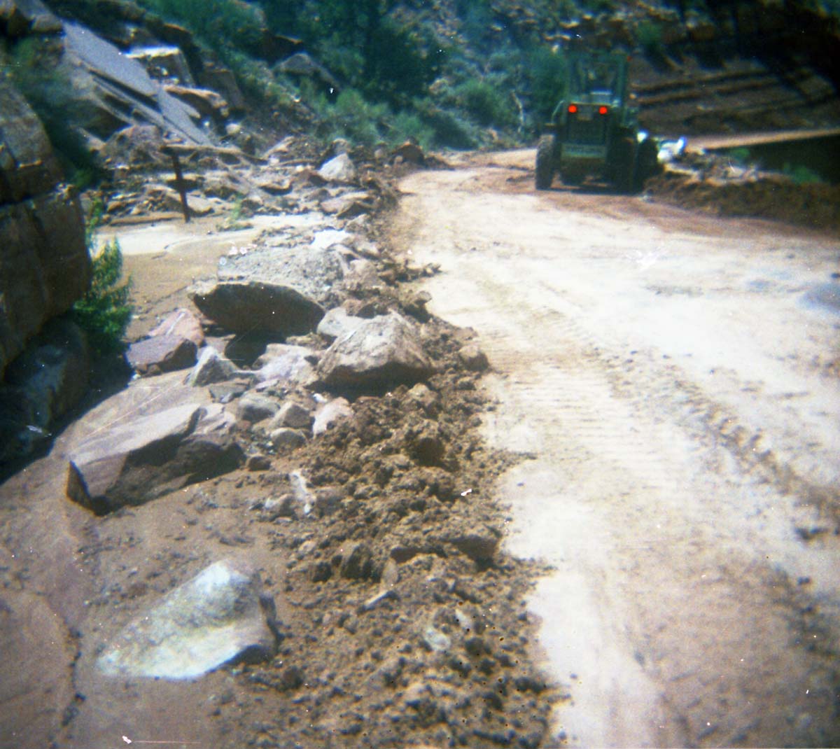 Color Photos of flood damage from the 1972 flood.