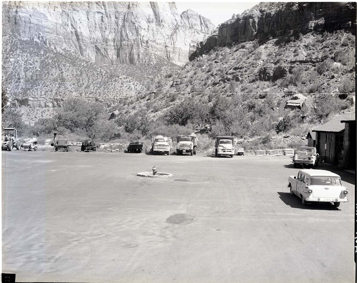 Proposed location for new storage sheds.