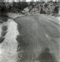 East side road repair and turn out construction.