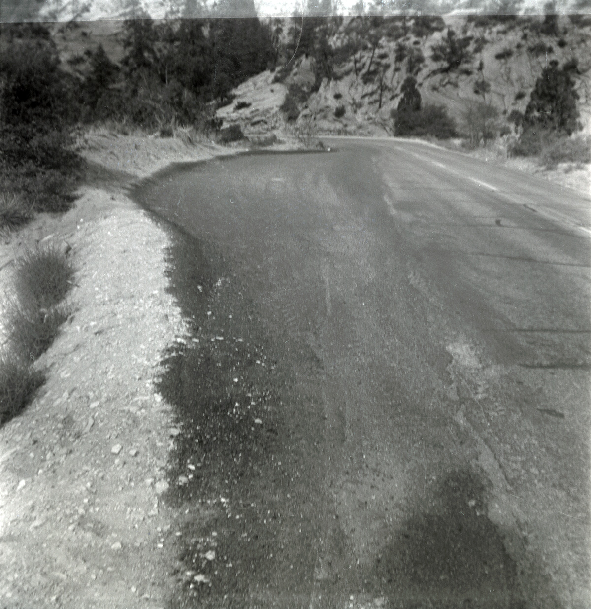 East side road repair and turn out construction.