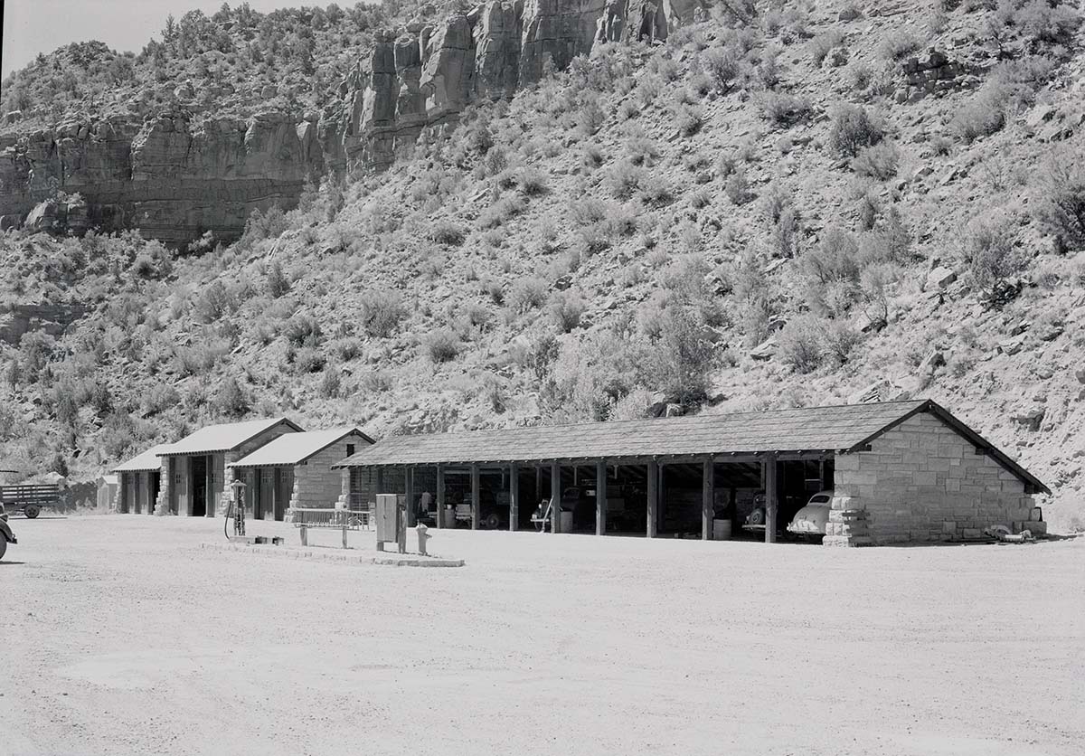 NPS utility area at Oak Creek area.