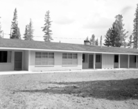 Front of employee residential multiplex with construction completed.